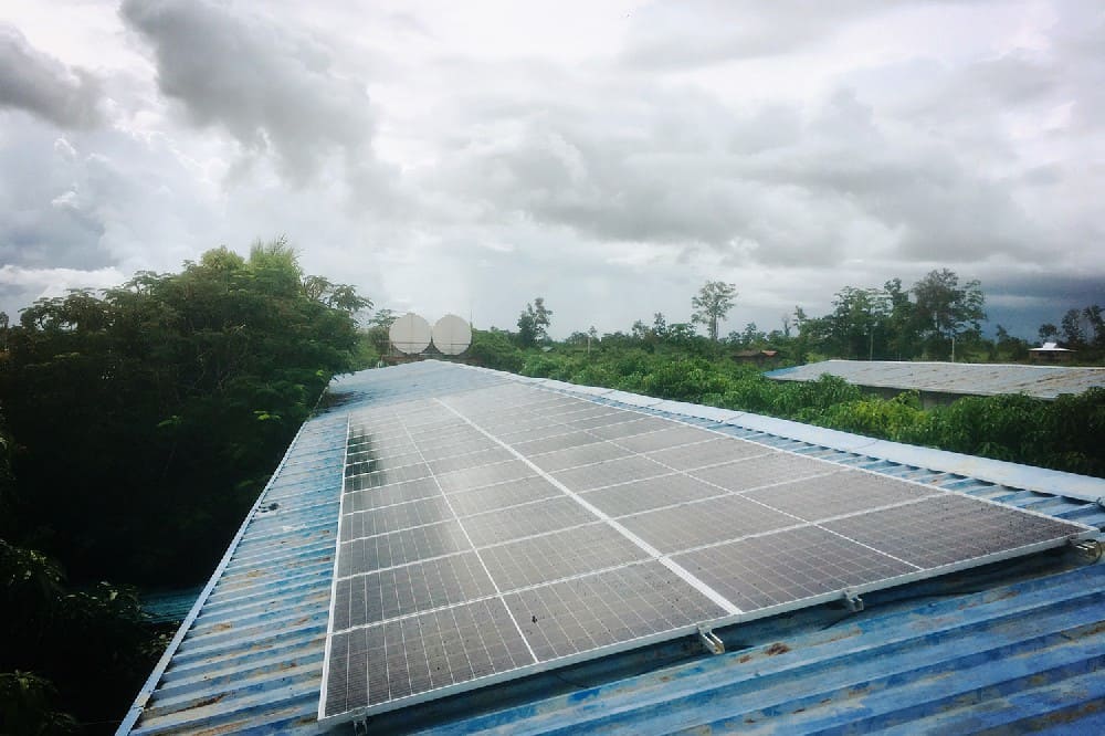 Phnom Penh, Cambodian - Pure Off-Grid System (100% System Powered), Farm Living Area Project.